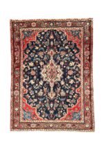 BLUE HAMEDAN TRIBAL<br>144x105 cm