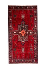RED ZABOL WOOL 236x116 cm