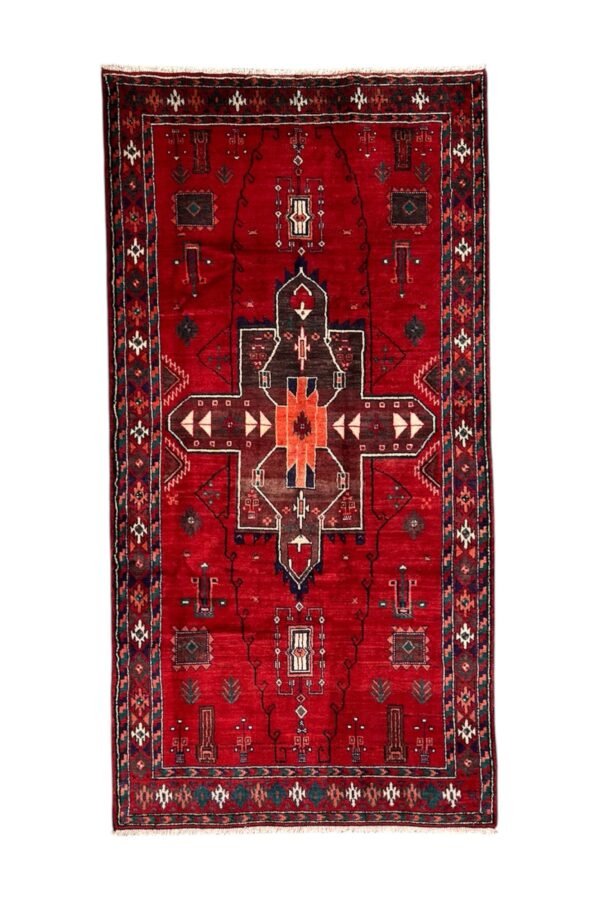 RED ZABOL WOOL 236x116 cm